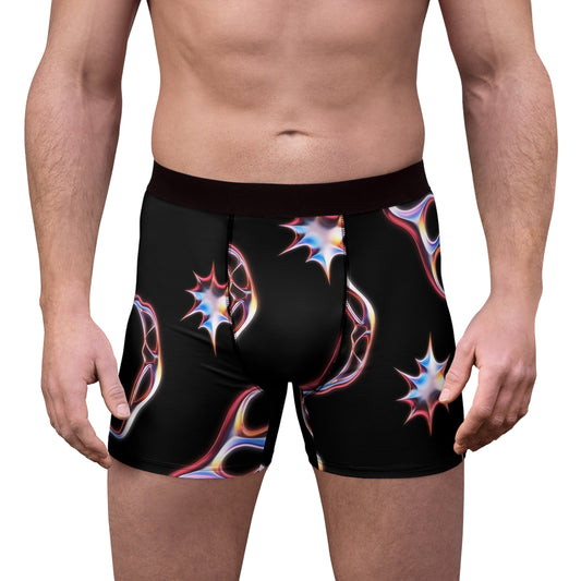 Metallic Noir Boxer Briefs