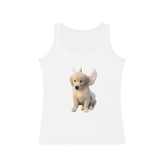 Women's Tank Top With a Puppy