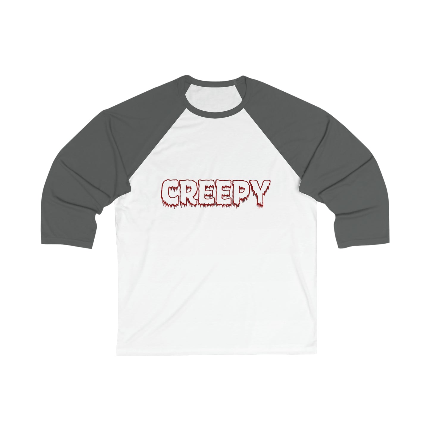 Creepy Men 3\4 Long Sleeve Baseball Tee