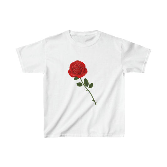 Blooming Beauty: Red Flower T-Shirt