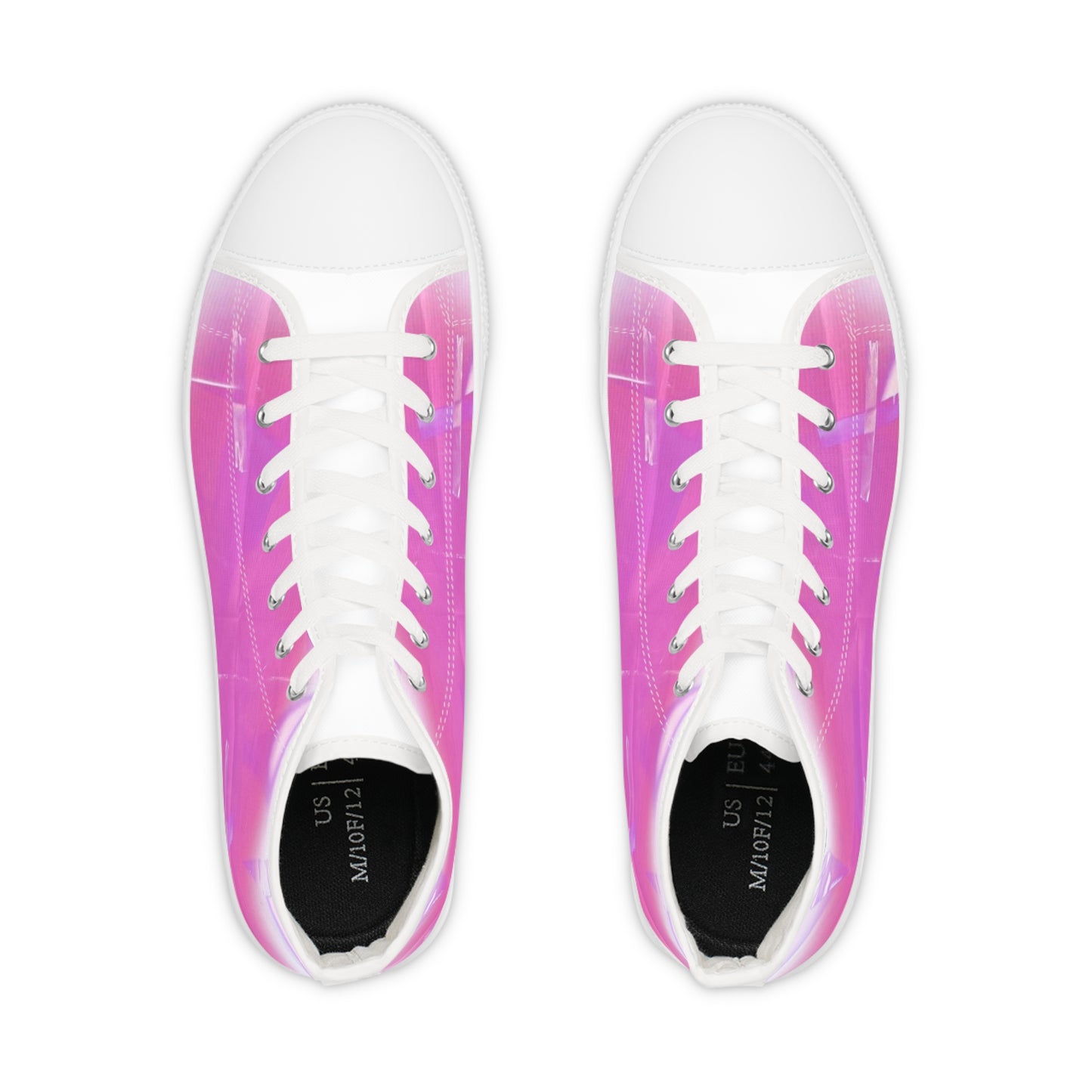 Pink Plastic Sneakers
