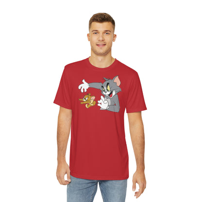 Tom And Jerry Men's T-Shirt Red