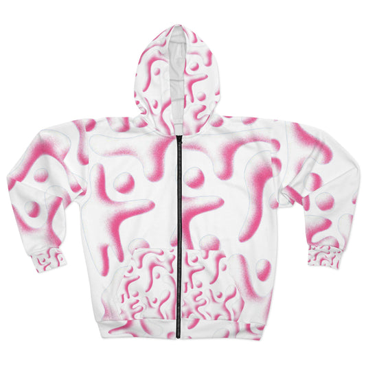 Pink Zip Hoodie