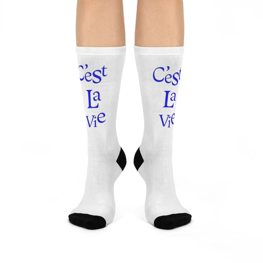 C´est la vie Cushioned Crew Socks