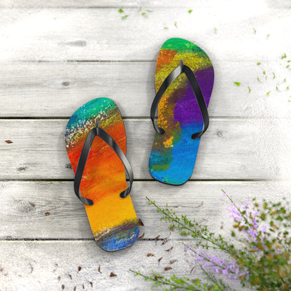 Colourful Flip Flops