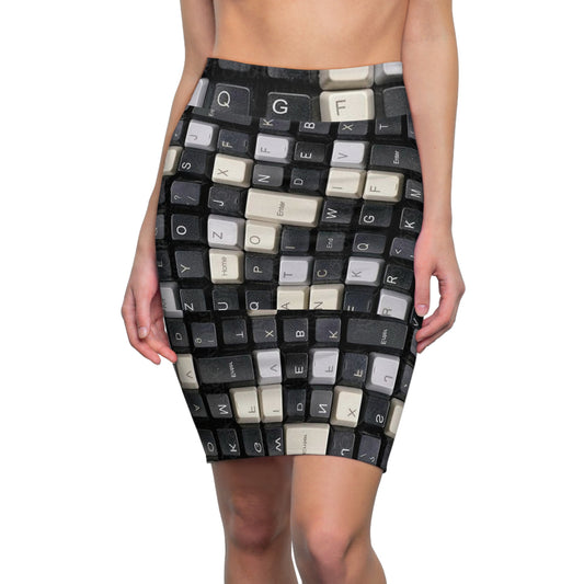 Women's Keyboard Skirt