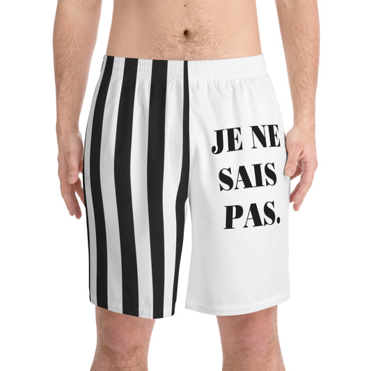 Men's Beach Shorts "Je ne sais pas"