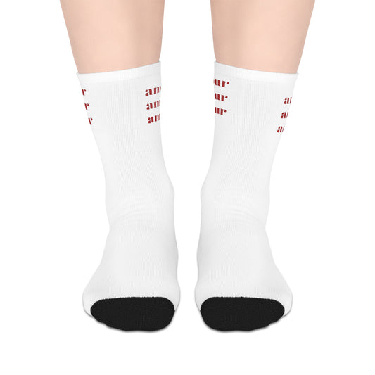 Mid-length "Amour" Socks